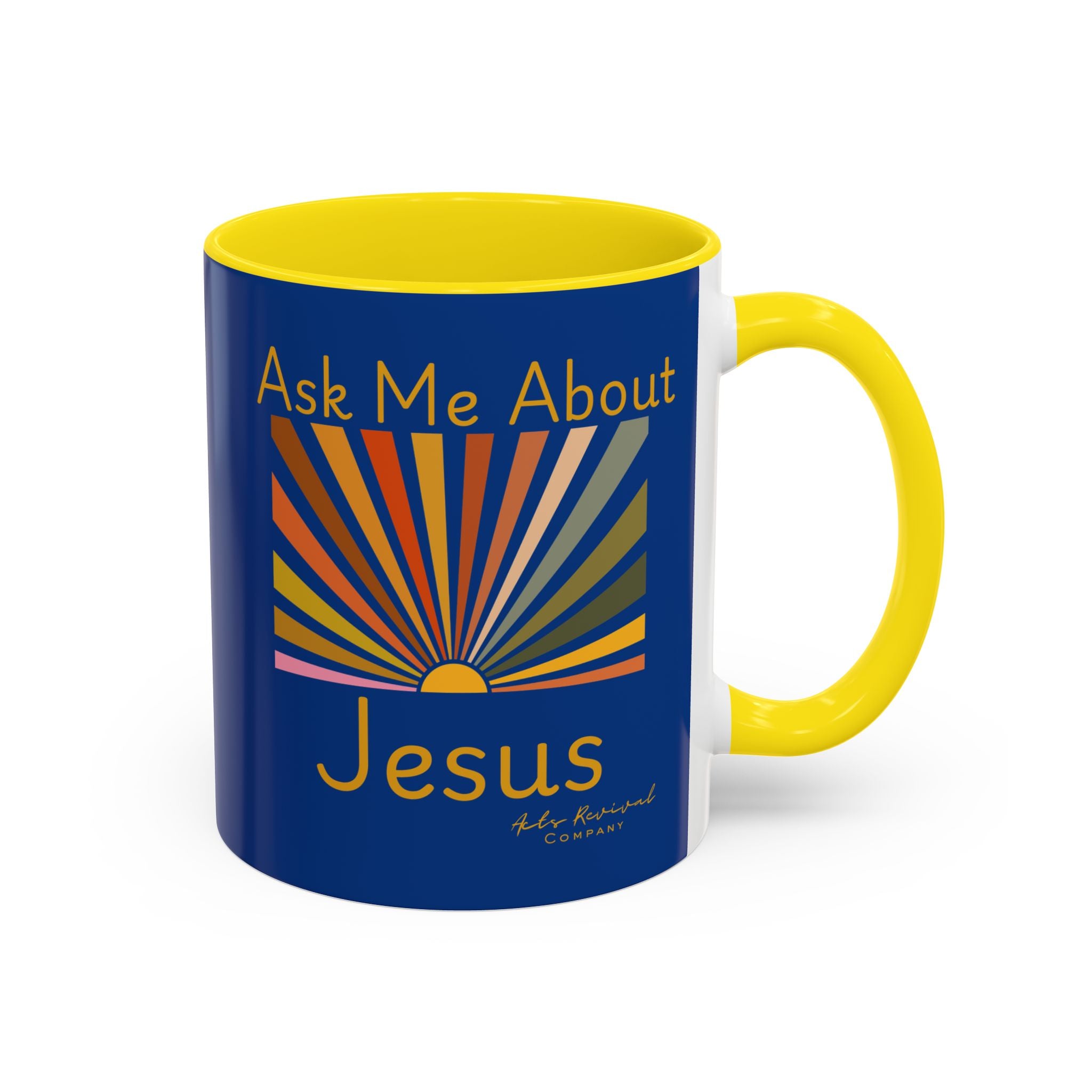 Ask Me About Jesus Coffee Mug