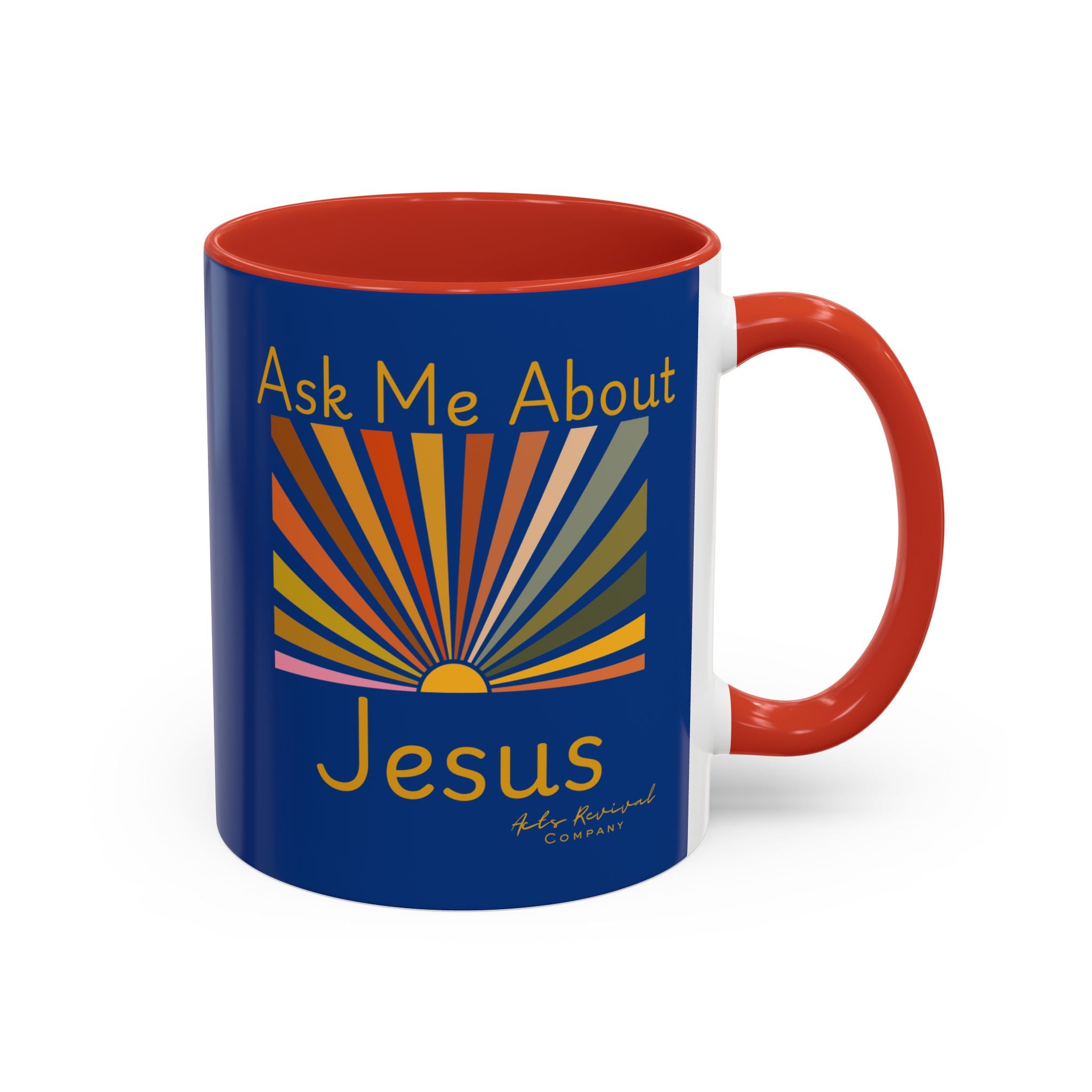 Ask Me About Jesus Coffee Mug