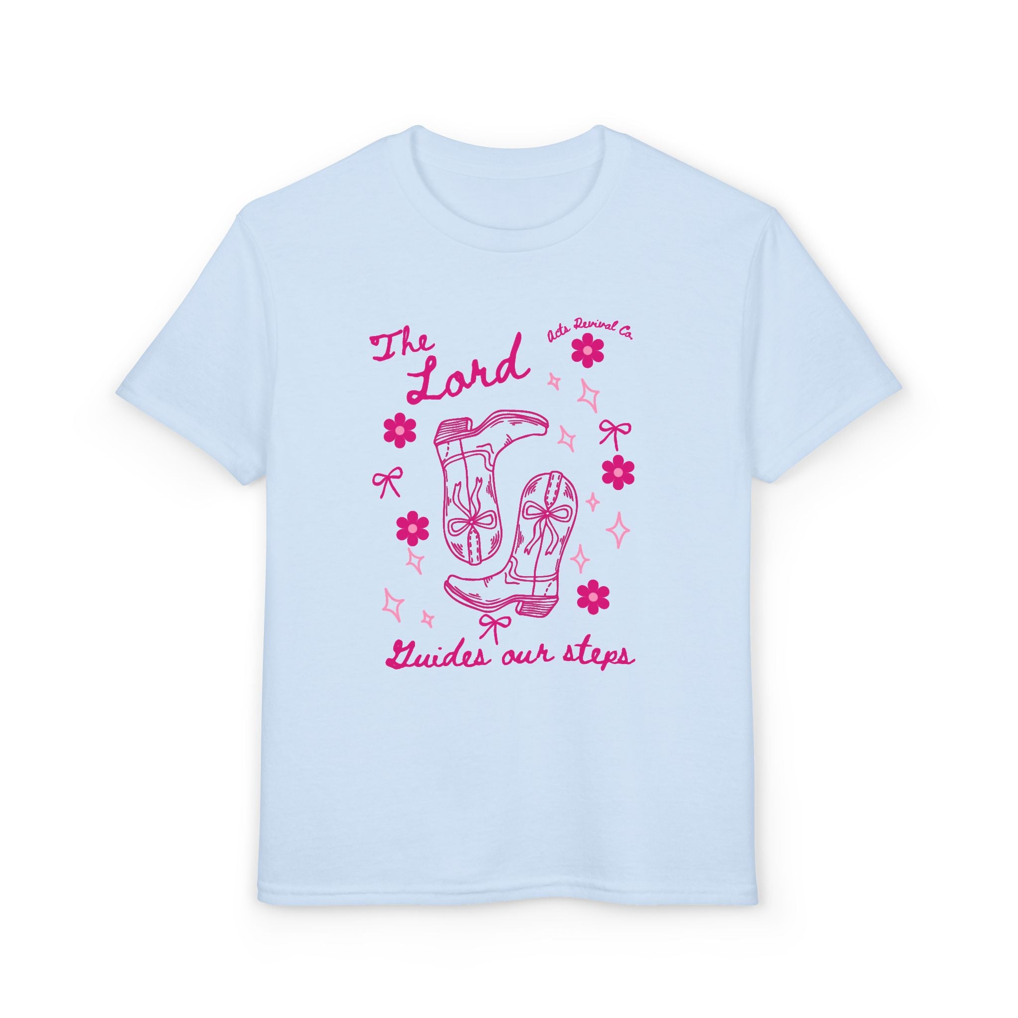 Youth T-Shirt — The Lord Guides Our Steps