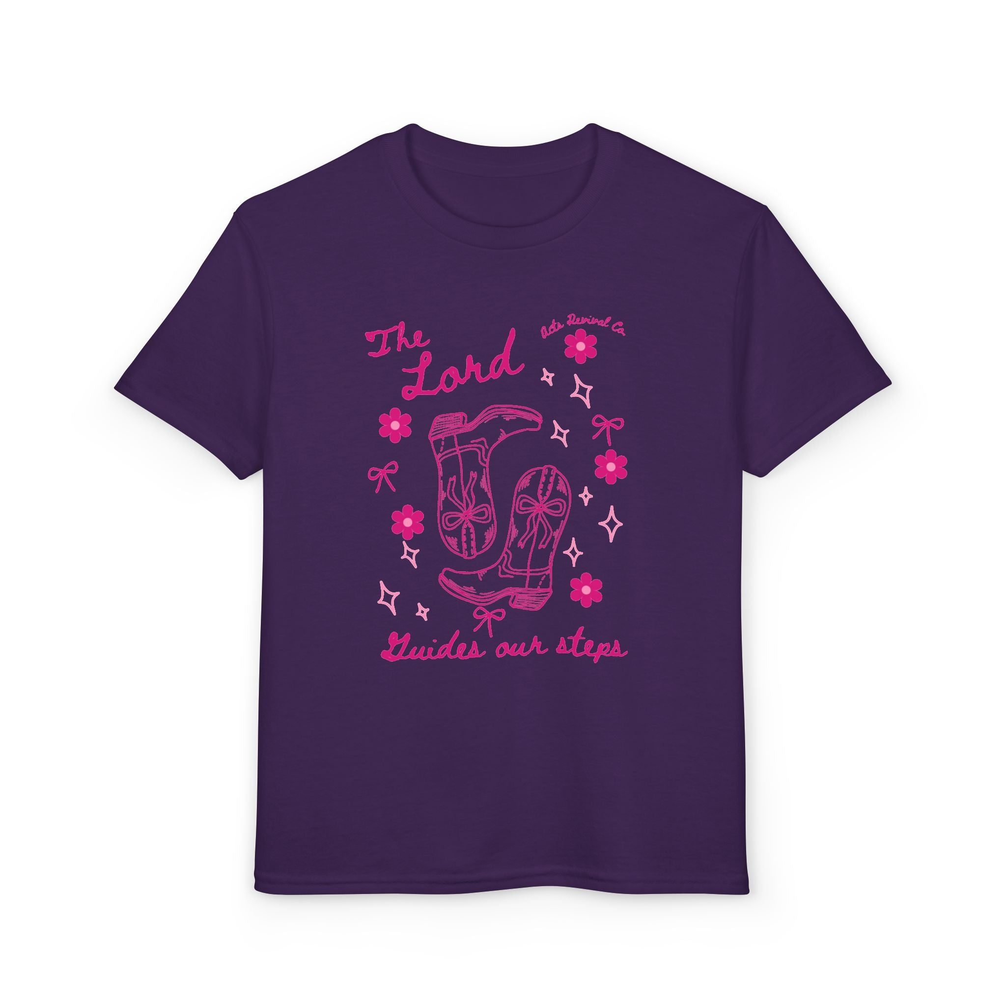 Youth T-Shirt — The Lord Guides Our Steps