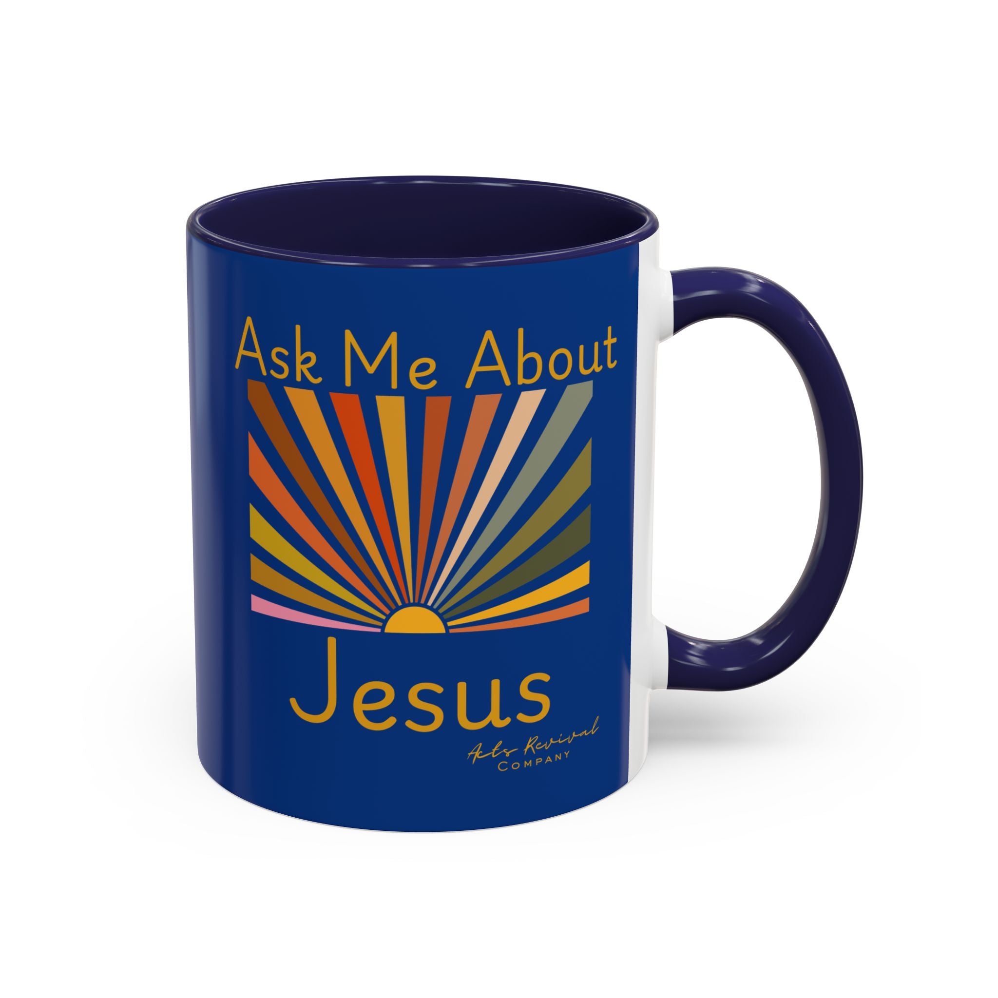 Ask Me About Jesus Coffee Mug