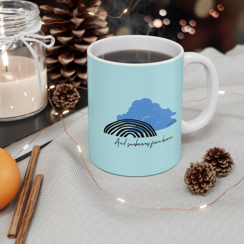 Blue Skies & Rainbows Coffee Mug